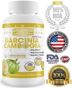 PURE 95% HCA Garcinia Cambogia Extract Diet Weight Loss Slimming Fat Burner USA