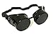 1 ALAZCO Black Welding Oxy-Acetylene Goggles Steampunk - 50mm Eye Cup #5 Lens - Welding, Torching, Soldering, Brazing & Cutting Metals - Made in Taiwan