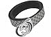 Black Silver Buckle Fashion Leather GG Belt 30