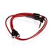 Poweradd Headphone Splitter, Stereo Audio Y Jack Spilitter Cable 3.5mm Male to 2 Port 3.5mm Female for Apple, Samsung, iPad, Computer, Media Players - Red