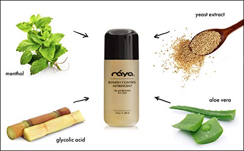 RAYA Blemish Control Astringent 6 oz (705) | Facial Toner for Very Oily and Break-Out Skin | Helps Normalize pH Levels and Regulate Oil Gland Secretion | Made With Vitamin-B | Great for Teens - Thumbnail 5