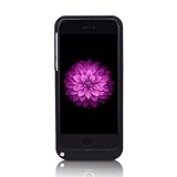 BSWHW Portable 3200 mAh with 4.7 inch Charging Case Cover/Mobile Power Bank Stand Charger External Power Bank Case / Rechargeable Power Protection case /Backup Battery Charger for iphone 6 (Black)