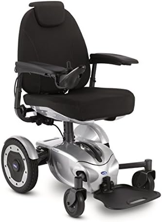 Power Wheelchair Sleek Design (Invacare Pronto Air PT Personal Transporter - 20 x 18 Silver/Black)