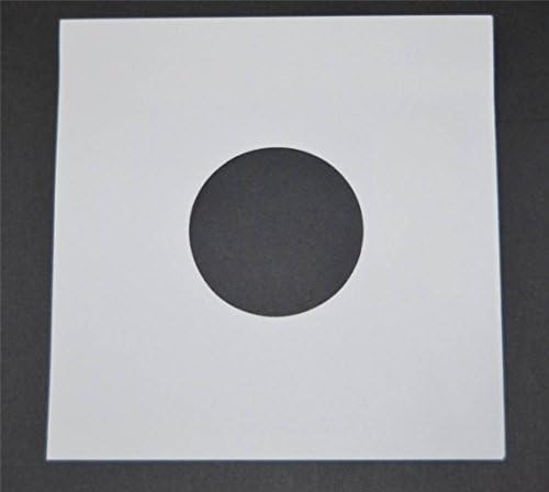 50 White 10" 78rpm Record Sleeves 32# Acid Free Paper