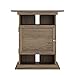 Ollie & Hutch Flipper 10/20 Gallon Aquarium Stand, Rustic Oak