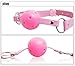 8 pcs Adult Sexy Costume Women Clothes Restraint Kit Leather Luxury Handcuffs Toy (pink)
