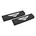 Car Interior Seat Belt Covers for Adults Black Shoulder Pads Seatbelt Cover pad with Embroidered Grey Emblem Accessories Compatible for Bentley Great idea for a Gift to The Driver! 2 pcs