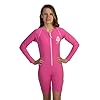 Sun-Emporium-Girls-Pink-UV-Sun-Protective-Rash-Guard-Swim-Suit-with-Long-Sleeves-UPFSPF-Protection