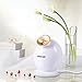 Facial Steamer KINGDOMBEAUTY Hot Mist Moisturizing Face Steamer Warm Mist Personal Sauna SPA Unclogs Pores Blackheads Acne Skin Cares Atomizer Humidifier Ionic Sprayer Golden
