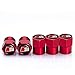 PATWAY 5 Pcs Metal Car Wheel Tire Valve Stem Caps for Audi S Line S3 S4 S5 S6 S7 S8 A1 A3 RS3 A4 A5 A6 A7 RS7 A8 Q3 Q5 Q7 R8 TT Logo Styling Decoration Accessories.