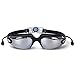Baen Sendi Swimming Goggles with Siamese Ear Plugs - UV Protection Anti Fog - Best Adult Swim Goggles - Lifetime Guarantee (Black-2)