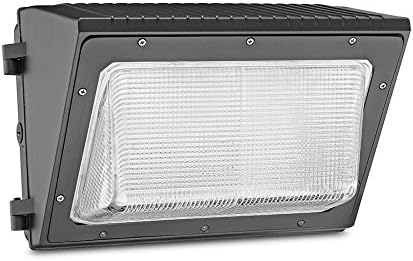 BEGOST 50W LED Glass Wall Pack Light, AC100-277V 5000K UL DLC 5600Lm IP65 Waterproof Outdoor Wall Pack Fixture with Philips Chip