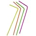 160 Neon Straws with a longer Flex bend