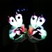 Lighting Gloves, LED Color Changing Bear's Paw Gloves Wardrobe Accessory for Party, Festival ,Christmas, White, 1 Pair