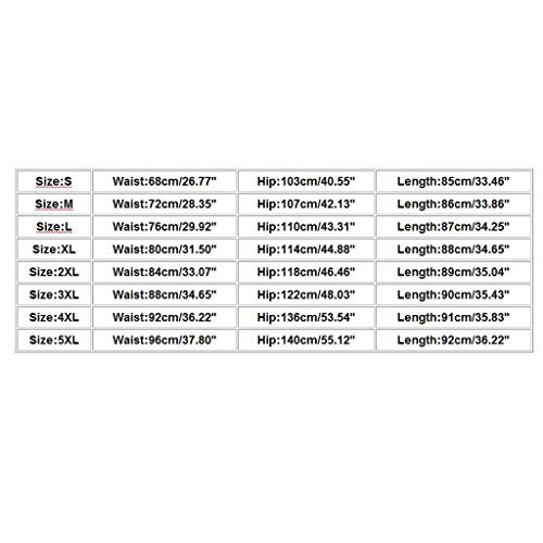 Botrong Plus Size Women High Waist Wide Leg Pants Trousers Loose Pants (Black,XXXXXL) - Thumbnail 4