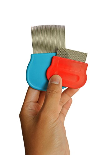 Basic Needs Lice Comb Set - Perfect Hair and Scalp Lice Treatment Care Kit Product - Use with or Without Shampoo and Rinse -For Adults, Kids and Baby