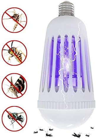 Bug Zapper Light Bulbs, Mosquito Killer Lamp, UV LED Electronic Insect Killer & Fly Trap for Indoor and Outdoor