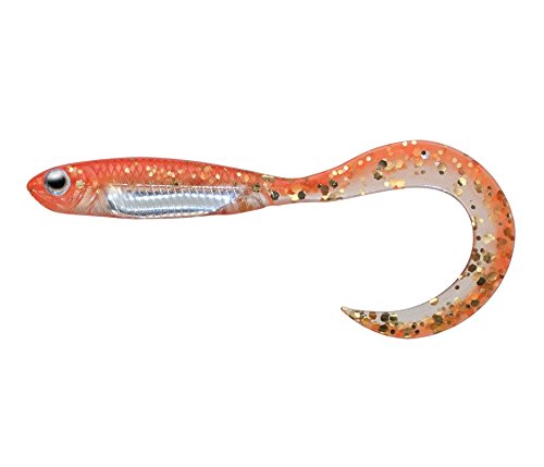 【Cpost】フィッシュアロー フラッシュJ カーリー 2インチ ＃121グローオレンジ/シルバーの商品画像