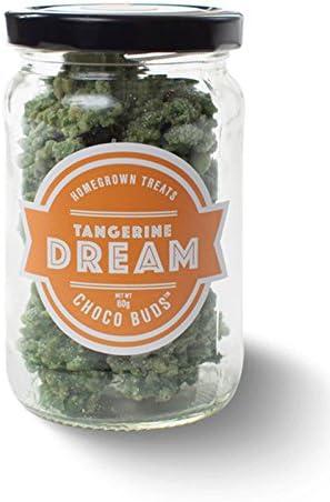 Choco Buds Tangerine Dream Flavours Chocolate Buds - 90 grams per jar *NEW BIGGER SIZE