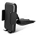 Amoner CD Slot Phone Holder, Universal CD Phone Mount Cell Phone Holder for Car Compatible with All Smartphones up to 6.5 inches (Black)