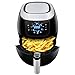 SUPER DEAL XXL Air Fryer Family Size 5.8 Qt. 8-in-1 Touch Screen with Customized Function, Pause Set and Recipe Books