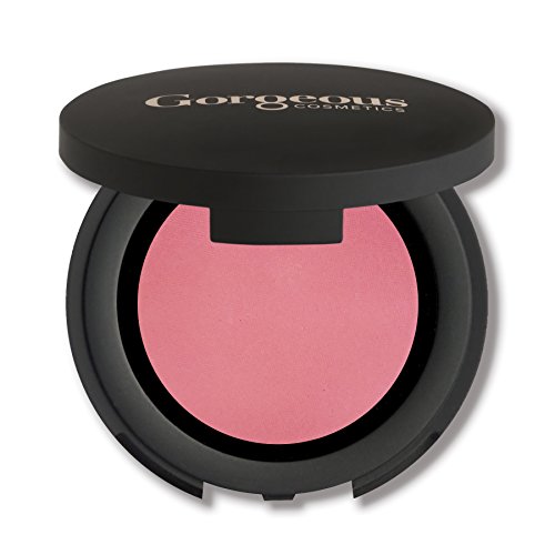 Gorgeous Cosmetics Colour Pro Blush, Pressed Powder, High Pigment Blush, Single in Compact with Mirror, Shade Coral
