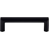 Top Knobs TK793BLK Serene Collection 3-3/4" Lydia Pull, Flat Black