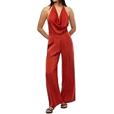 WEWOREWHAT womens Halter Jumpsuit