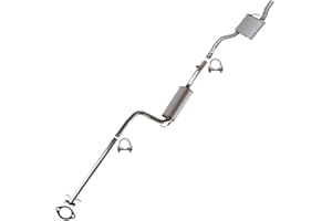 Northeastern Exhaust Stainless Steel Exhaust System Kit compatible with 2000-2004 Ford Focus Sedan 2.0L-Includes Clamps and Gasket