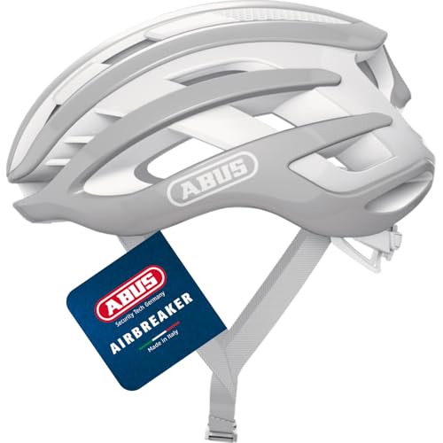 ABUS Rennradhelm AirBreaker, Pure Grey, Größe S