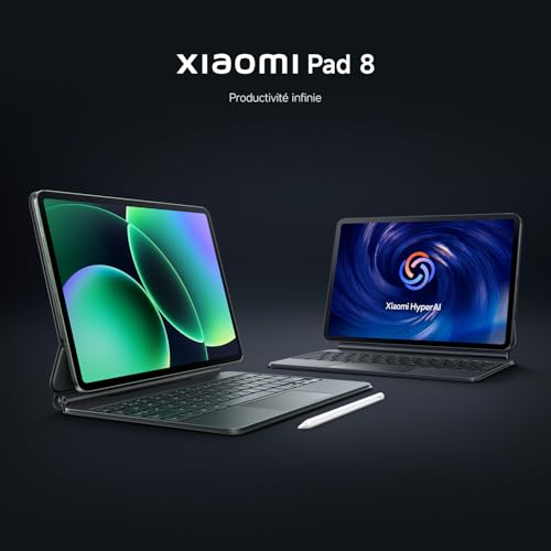 Pad 8, Tablette 11.2'' 8+128 GB, Processeur Snapdragon® 8s Gen 4, Batterie Longue autonomie 9200mAh (typ), Écran 3.2K 144Hz, HyperAI, Gris, Garantie 3 Ans, Chargeur Non fourni