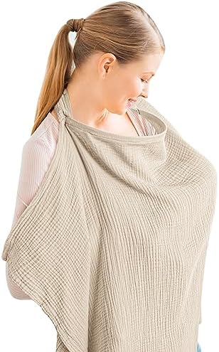 Nursing Shawl Nursing Cloth For Breastfeeding Konssy Muslin