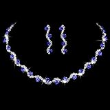 ShinyStyle Silver Rhinestone Jewelry Set For Women – Necklace, Earrings, Bracelet & Clutch Purse For Weddings, Prom, Parties - View #7