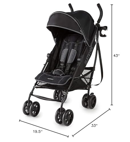 Summer Infant 3Dlite+ Convenience Stroller, Lightweight Umbrella