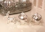 Joe Davies My First Tooth and Curl Cinderella Carriage Christening Gift Silver view 3