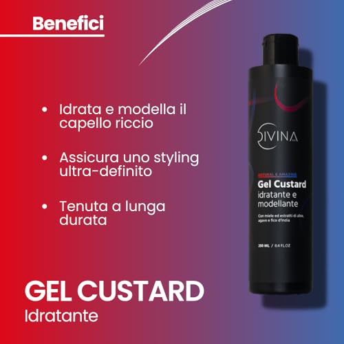 Natural & Amazing Afro Natural & Amazing Super Curly, Wavy, Curly, Smoothing Defining Kit DIVINA BLK