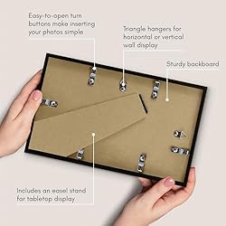 Americanflat 7x12 Picture Frame in Black - Instant