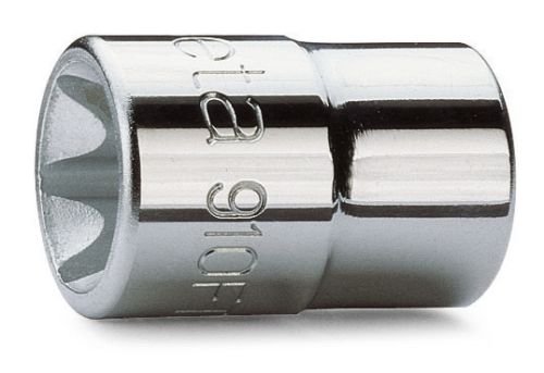 Beta 9100408 Model 910 FTX8 Hand Sockets for Torx Head Screws, 3/8 Drive, T08