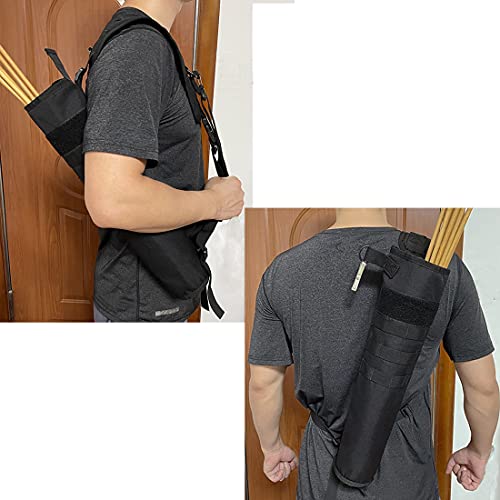 KRATARC Archery Lightweight Back Arrow Quiver Foldable Compact Hip