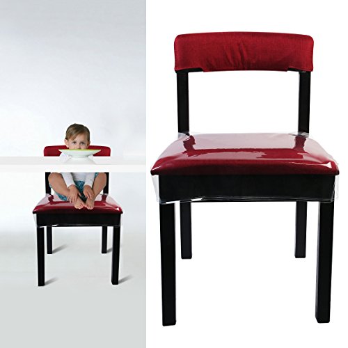 Homemaxs Plastic Chair Protector Waterproof Scratch Resistant Dining Chair Covers Reusable
