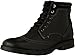 Clarks Men's Devington Hi Chukka Boot, Black Smooth, 10.5 M US