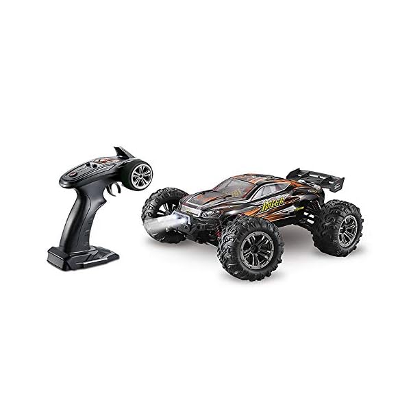 Yamyannie RC-Car Reifen Rc Polizeiauto 1/16 2.4G 4WD 52km / h High Speed ​​Brushless RC Auto Dessert LKW Fahrzeugmodelle…