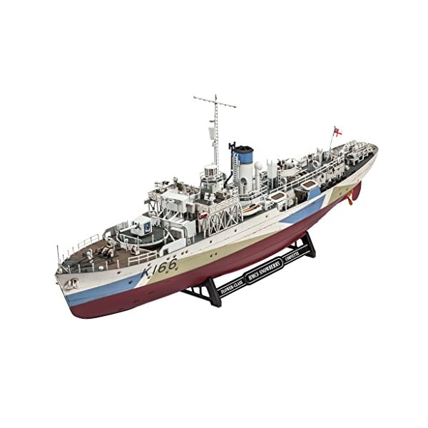 Revell Modellbausatz Schiff 1:144 - Flower Class Corvette HMCS SNOWBERRY im Maßstab 1:144, Level 5, originalgetreue… – Bild 4