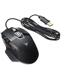 Basics - Ratón programable para videojuegos, ajustable a 12.000 DPI, ajuste de peso