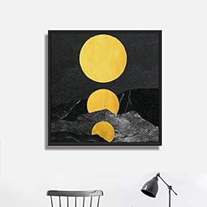 Framed Canvas Wall Art for Living Room, Bedroom Texture Canvas Prints for Home Decoration Ready to Hang - 16x16 inches