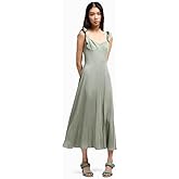 Armani Exchange Womens Tie Shoulder Strap Dress