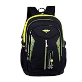 MATMO Waterproof School Bag Students Backpack Children Bookbags Black