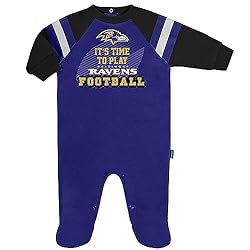 Gerber Unisex Baby NFL Footed Sleep and Play, Team