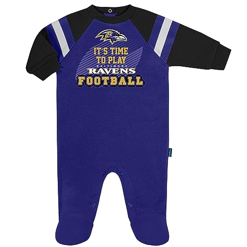 Gerber Unisex Baby NFL Footed Sleep and Play, Team