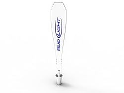 FixtureDisplays® Clear Acrylic Beer Tap Handle
